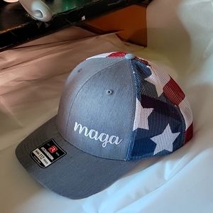 American Flag Maga Hat